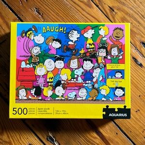 Peanuts 500 piece puzzle.